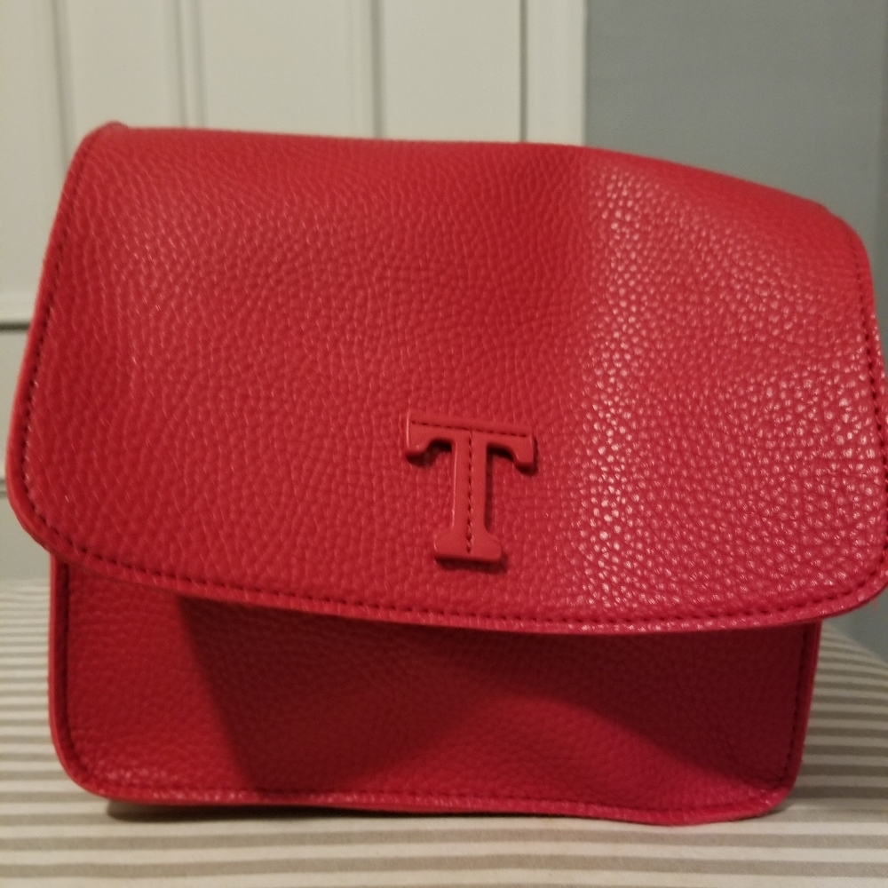 Red crossbody bag